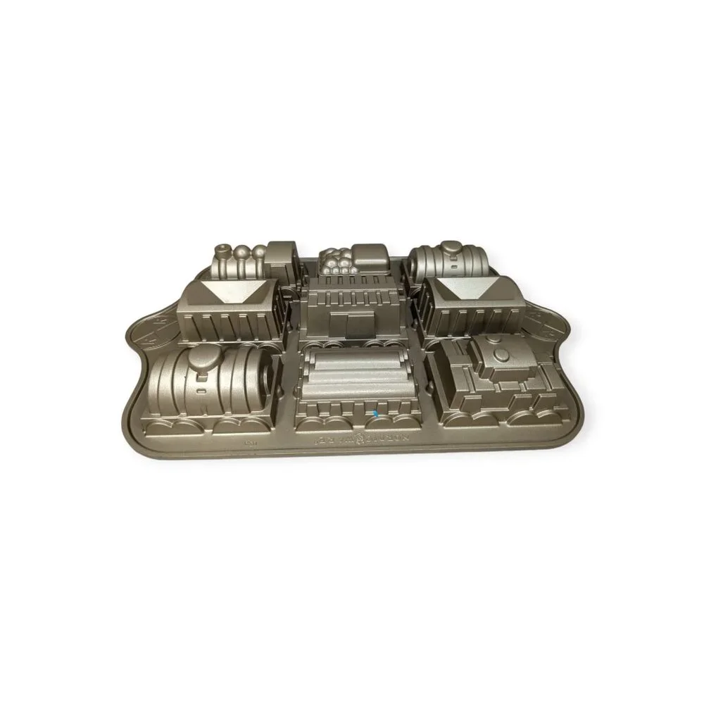 Nordic Ware 3D Railroad Train Cake or Cupcake Pan 5 Cups